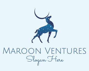 Blue Deer Astrology logo design