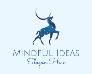 Blue Deer Astrology logo design