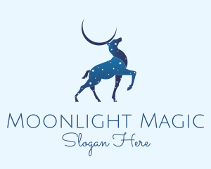 Midnight - Blue Deer Astrology logo design