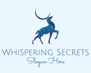 Blue Deer Astrology logo design