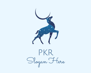 Blue Deer Astrology logo design