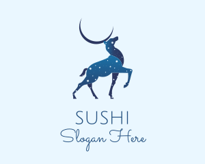 Blue Deer Astrology logo design