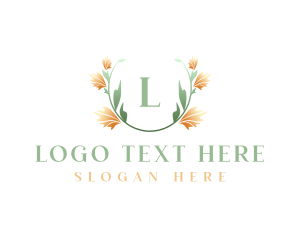Elegant - Watercolor Flower Art logo design
