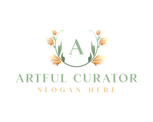 Watercolor Flower Art logo design