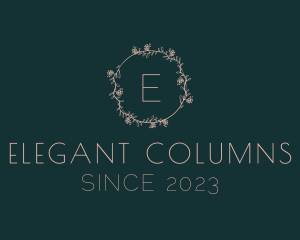 Elegant Floral Event Styling logo design