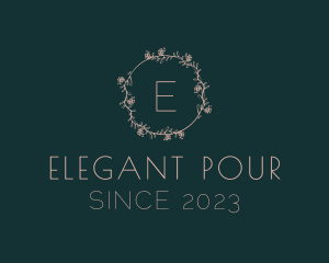 Elegant Floral Event Styling logo design