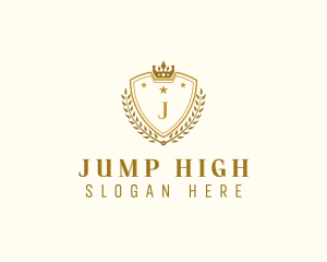 High End Royal Shield logo design