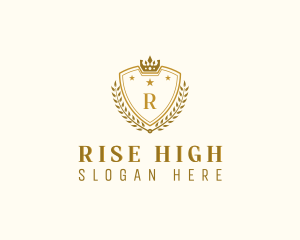 High End Royal Shield logo design