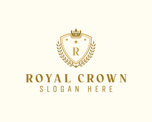 High End Royal Shield logo design