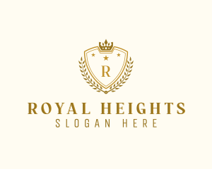 High End Royal Shield logo design