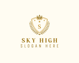 High End Royal Shield logo design