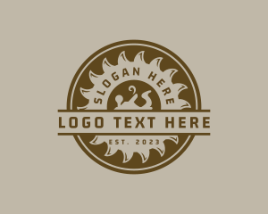 Emblem - Hand Planer Saw logo design