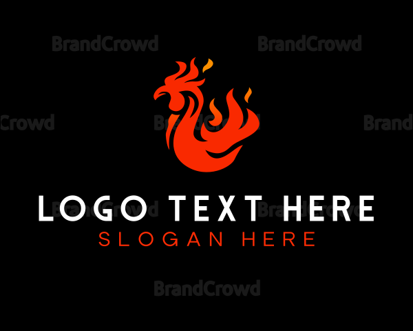 Hot Chicken Restaurant Logo