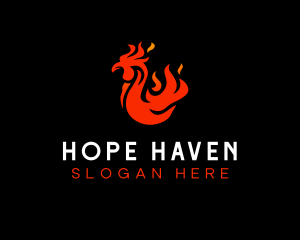 Hot Chicken Restaurant Logo
