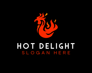 Hot Chicken Restaurant logo design