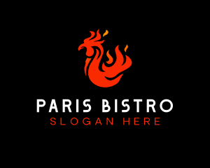 Hot Chicken Restaurant logo design