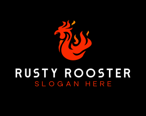 Hot Chicken Restaurant logo design