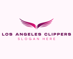 Wellness Wings Angel logo design