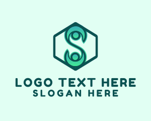 Ecological - Wellness Spa Letter S logo design
