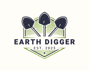 Digger - Digger Shovel Gardening logo design