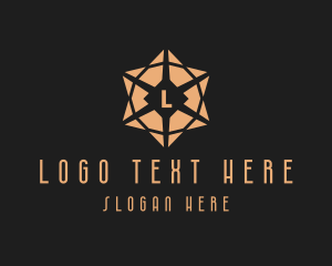 Lettermark - Creative Geometric Star logo design