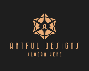 Creative Geometric Star  logo design