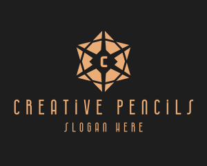 Creative Geometric Star  logo design