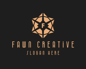 Creative Geometric Star  logo design