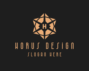 Creative Geometric Star  logo design