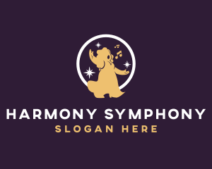 Orchestra - Female Opera Singer logo design