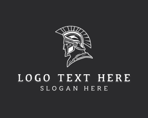 Roman Soldier Spartan Logo