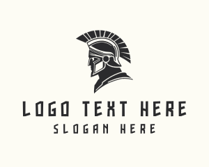 Soldier - Roman Soldier Spartan logo design