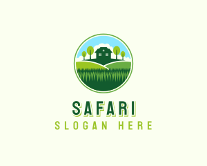 Agriculture - House Yard Landscaping logo design