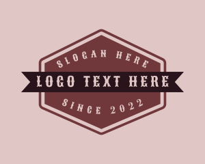 Sheriff - Hexagon Craft Beer Banner logo design