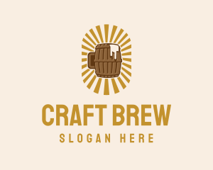 Beer - Beer Mug Barrel logo design