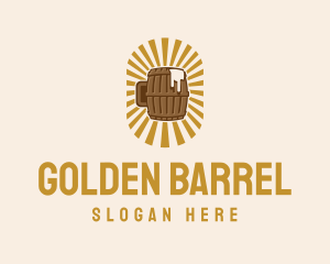 Beer Mug Barrel logo design