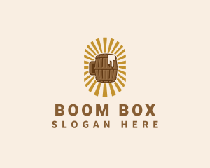 Beer Mug Barrel logo design