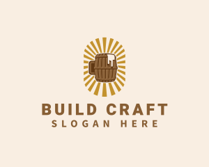 Beer Mug Barrel logo design