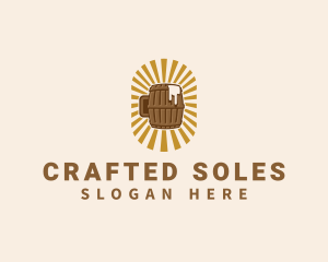 Beer Mug Barrel logo design