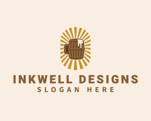 Beer Mug Barrel logo design