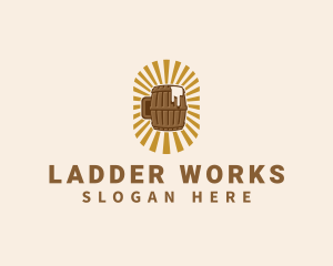 Beer Mug Barrel logo design