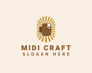 Beer Mug Barrel logo design