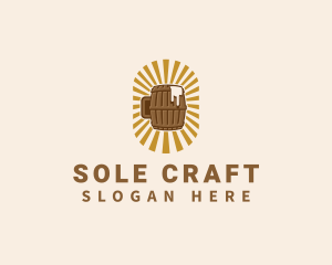 Beer Mug Barrel logo design