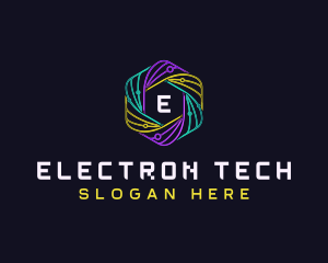 Cyber Circuit Electronic logo design