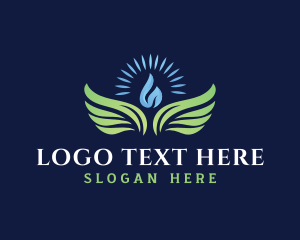 Fire - Wing Fire Cremation logo design