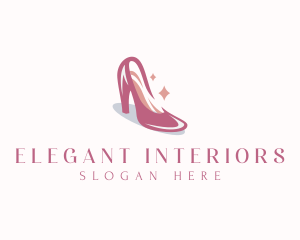 Elegant Stilettos Shoes logo design