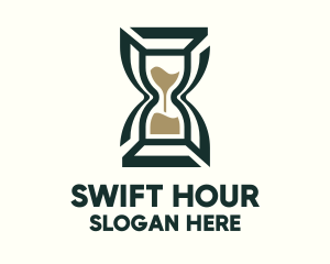 Hour - Hourglass Countdown Timer logo design