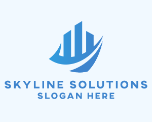 Skyline - City Skyline Real Estate logo design