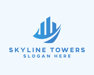 City Skyline Real Estate  logo design