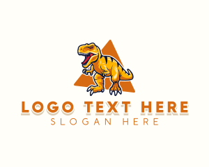 Ferocious - Prehistoric Dinosaur Beast logo design